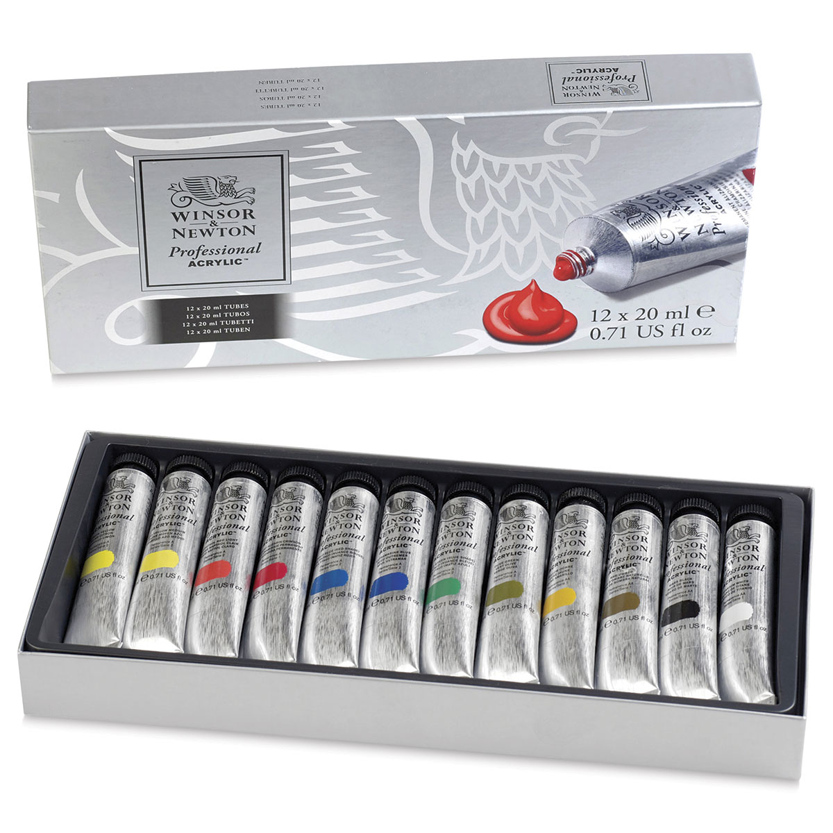 HAVACO Heavy Body Acrylic Set — 12 Tubes